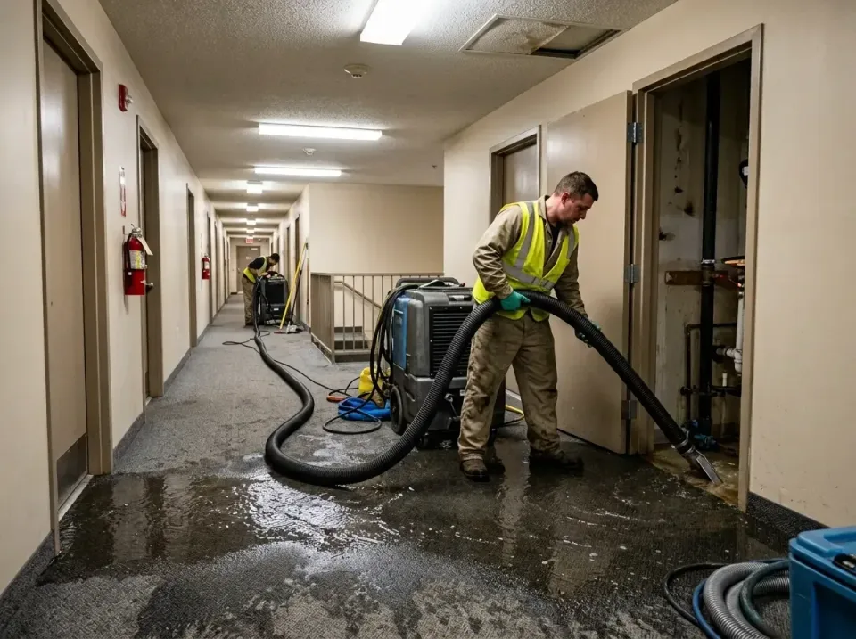 multi-unit-apartment-hallway-f-005 — frequently asked questions, Emergency Burst Pipe Water Extraction & Removal in East Cle…